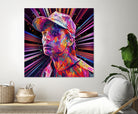 Marty Pop by Alessandro Pautasso on GIANT ART - fuchsia digital painting