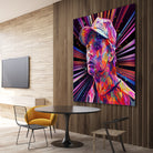 Marty Pop by Alessandro Pautasso on GIANT ART - fuchsia digital painting