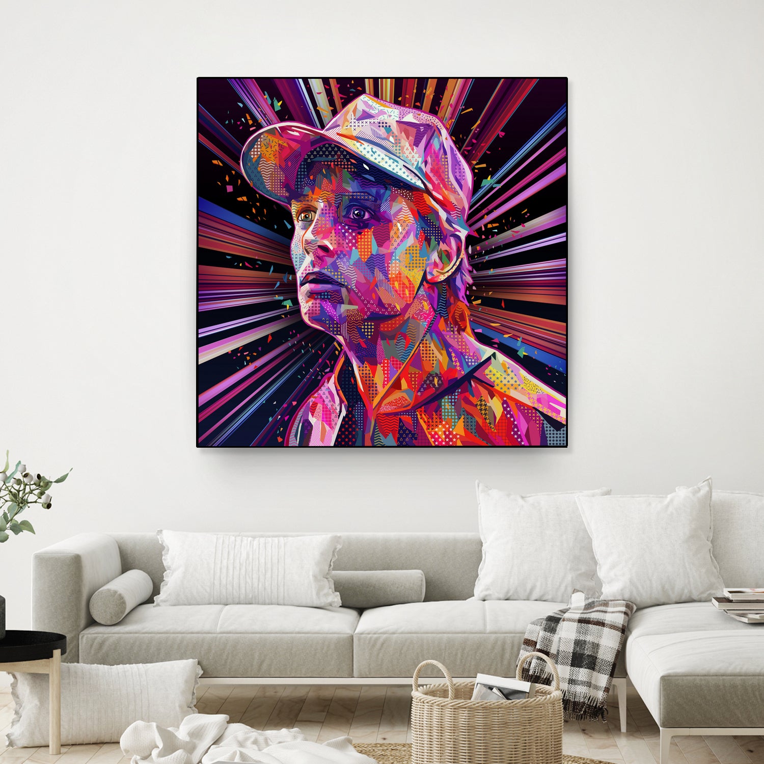 Marty Pop by Alessandro Pautasso on GIANT ART - fuchsia digital painting