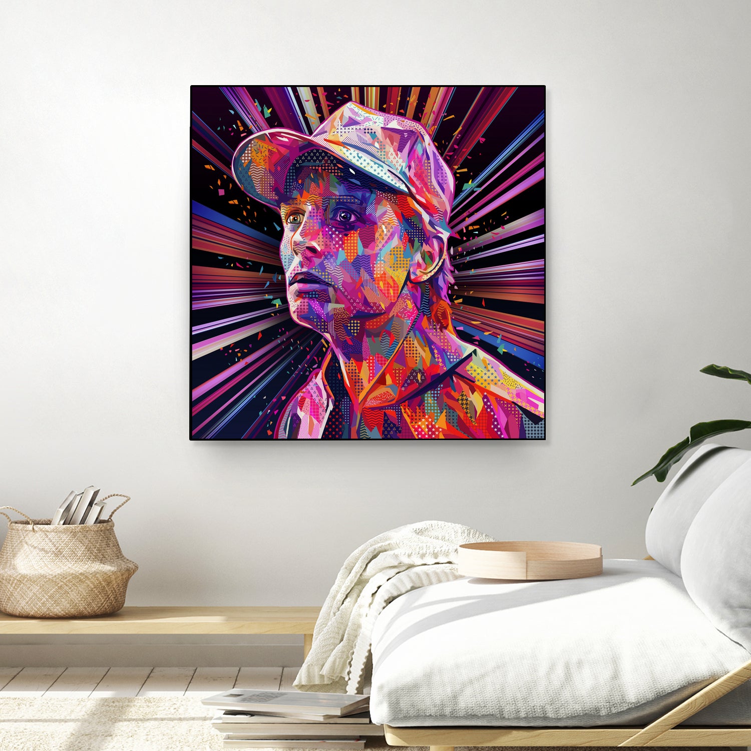 Marty Pop by Alessandro Pautasso on GIANT ART - fuchsia digital painting