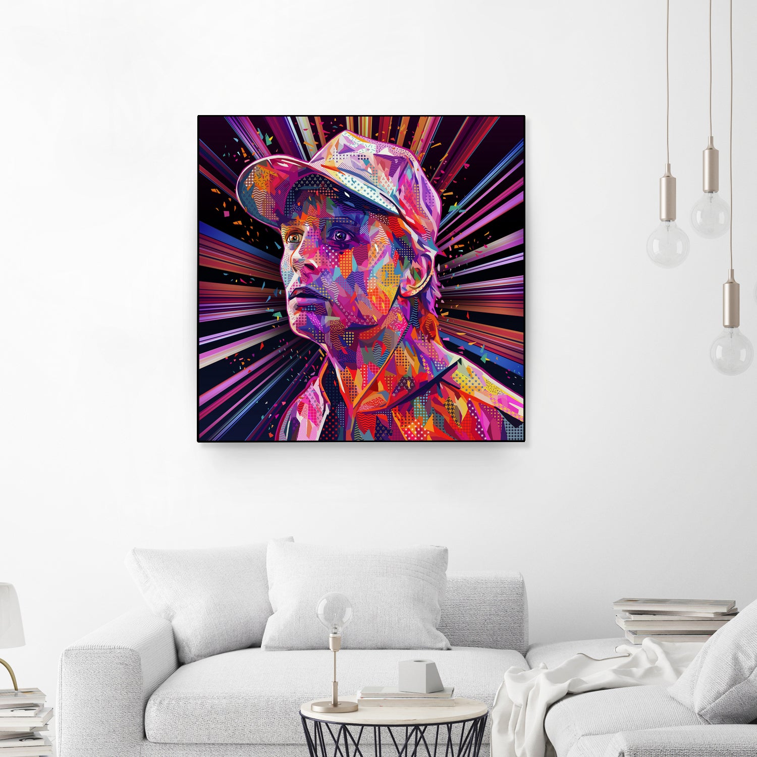 Marty Pop by Alessandro Pautasso on GIANT ART - fuchsia digital painting