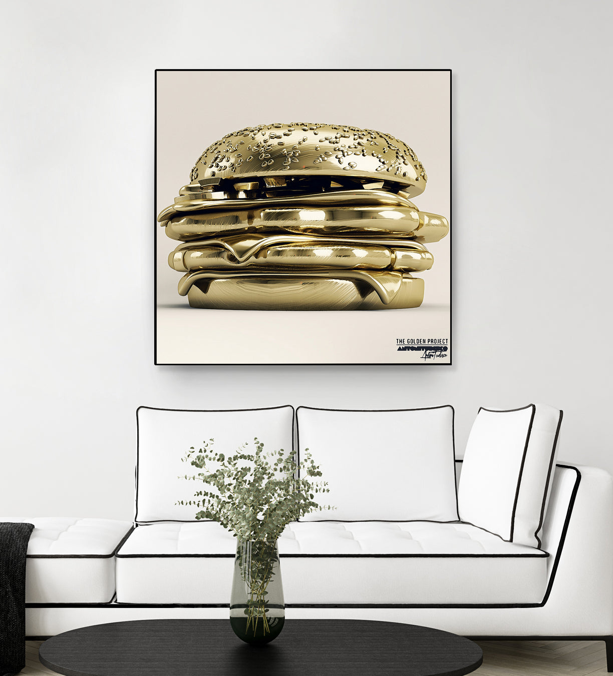 Golden Burger by Antoni Tudisco on GIANT ART - 3d art