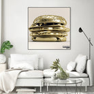 Golden Burger by Antoni Tudisco on GIANT ART - 3d art