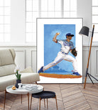 The Pitcher by Claudia Labarca on GIANT ART - blue digital painting