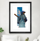 At Bat by Claudia Labarca on GIANT ART - blue digital painting