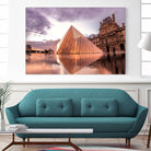 The Louvre by Steven Sandner on GIANT ART - white digital painting