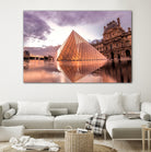 The Louvre by Steven Sandner on GIANT ART - white digital painting