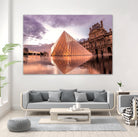 The Louvre by Steven Sandner on GIANT ART - white digital painting