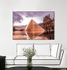 The Louvre by Steven Sandner on GIANT ART - white digital painting