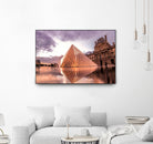 The Louvre by Steven Sandner on GIANT ART - white digital painting