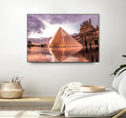 The Louvre by Steven Sandner on GIANT ART - white digital painting