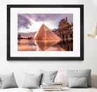 The Louvre by Steven Sandner on GIANT ART - white digital painting