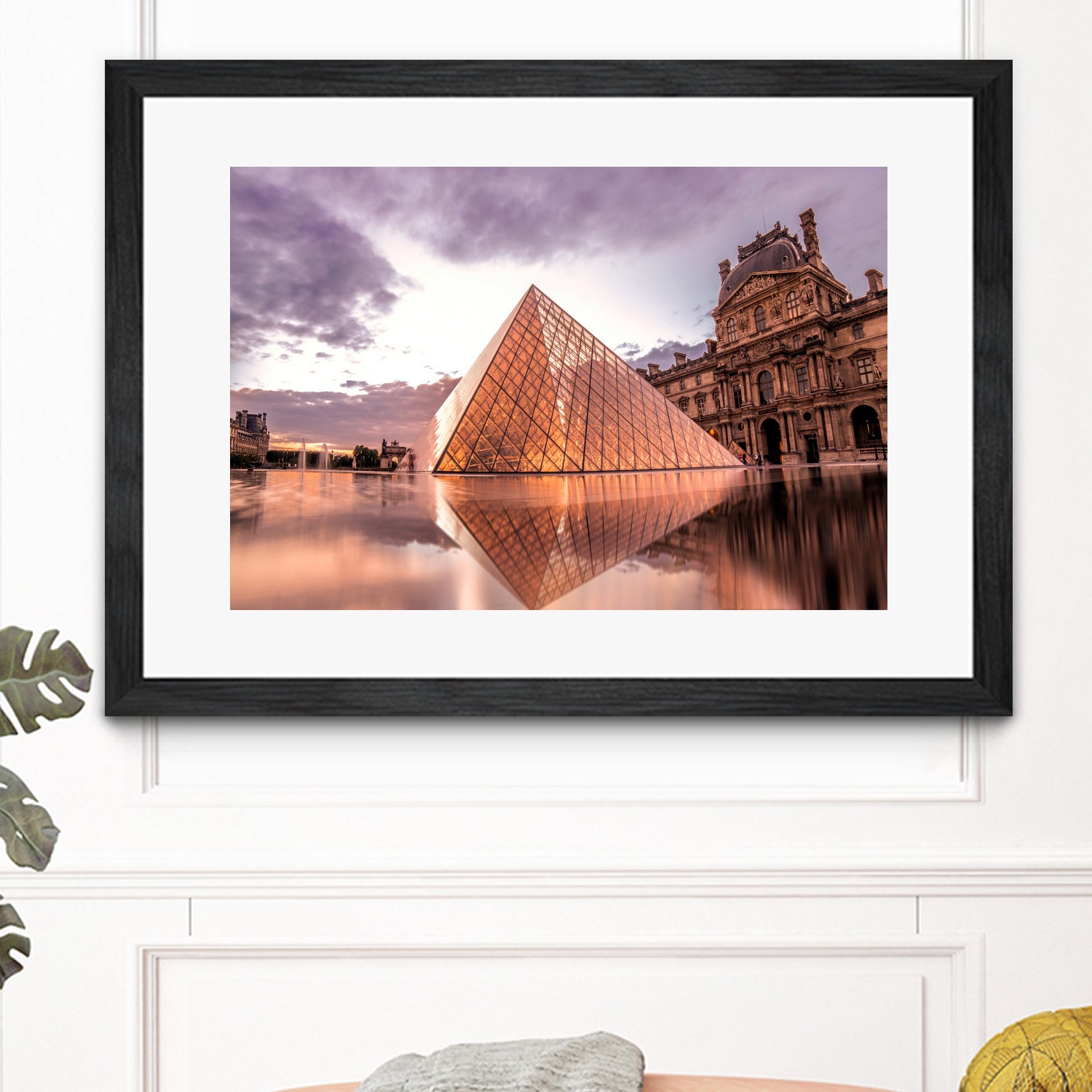 The Louvre by Steven Sandner on GIANT ART - white digital painting