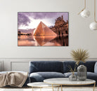 The Louvre by Steven Sandner on GIANT ART - white digital painting