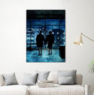 Fight Club by Dmitry Belov on GIANT ART - blue digital painting