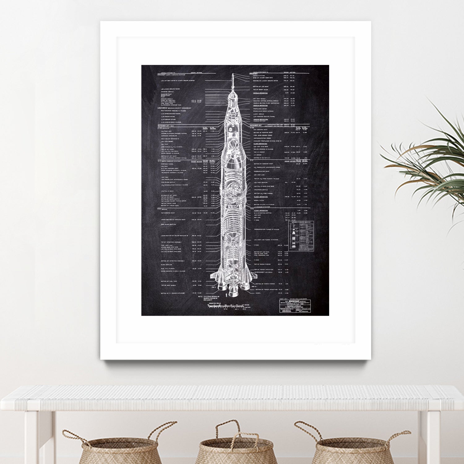 Rocket blueprints by map collection on GIANT ART - black mixed media