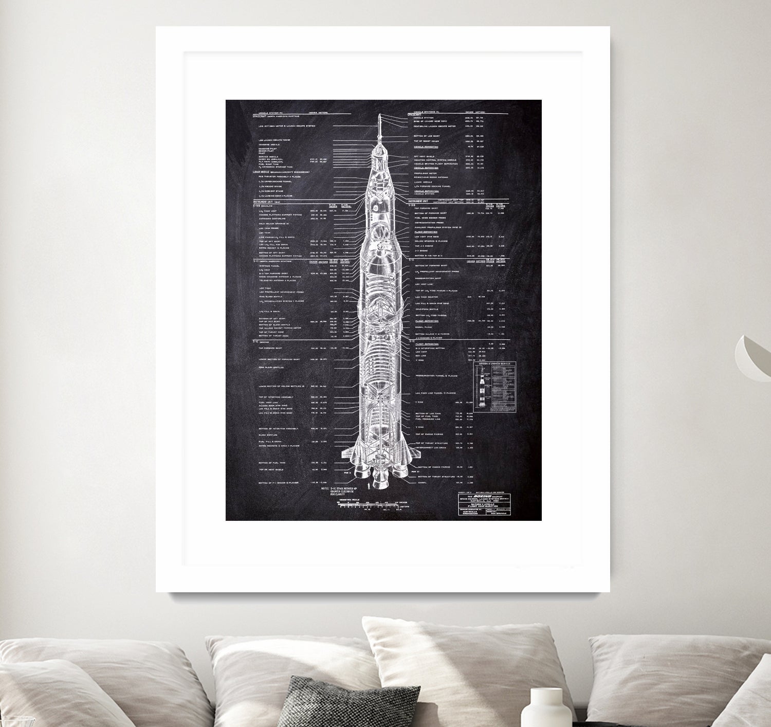 Rocket blueprints by map collection on GIANT ART - black mixed media