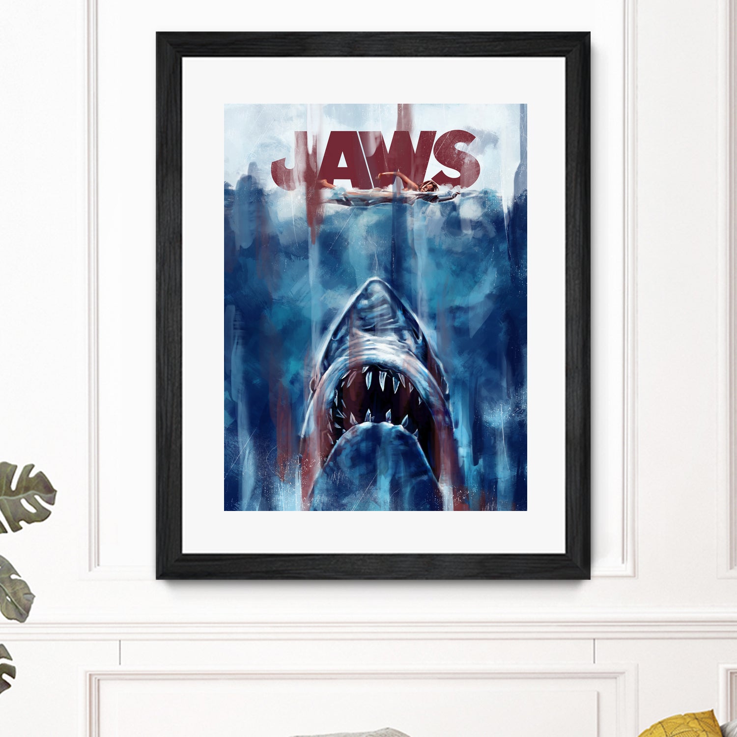 Jaws by Dmitry Belov on GIANT ART - blue digital drawing