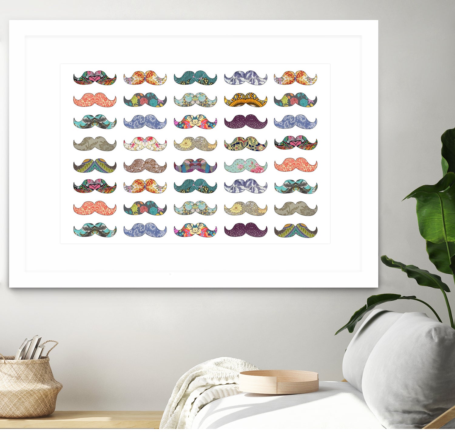 Mustache Mania by Bianca Green on GIANT ART - digital drawing