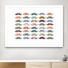 Mustache Mania by Bianca Green on GIANT ART - digital drawing