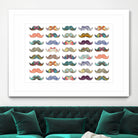 Mustache Mania by Bianca Green on GIANT ART - digital drawing