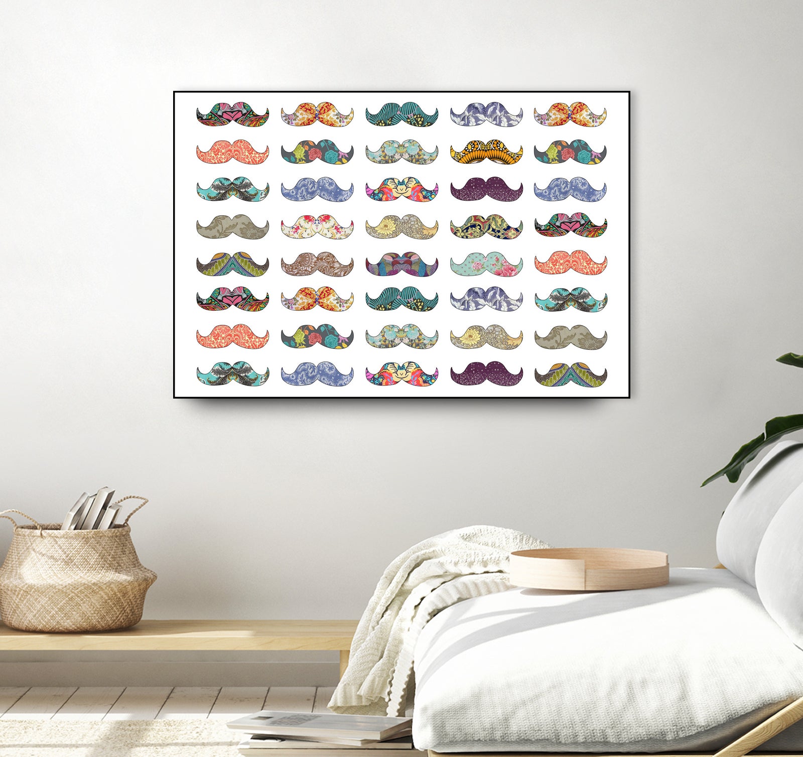 Mustache Mania by Bianca Green on GIANT ART - digital drawing