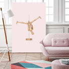 POLEDANCE MANNEQUIN by Jonas Loose on GIANT ART - pink photo manipulation