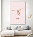 POLEDANCE MANNEQUIN by Jonas Loose on GIANT ART - pink photo manipulation