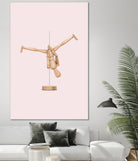 POLEDANCE MANNEQUIN by Jonas Loose on GIANT ART - pink photo manipulation