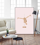 POLEDANCE MANNEQUIN by Jonas Loose on GIANT ART - pink photo manipulation