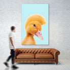 REBEL DUCKLING by Jonas Loose on GIANT ART - yellow photo manipulation