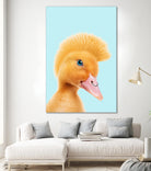 REBEL DUCKLING by Jonas Loose on GIANT ART - yellow photo manipulation