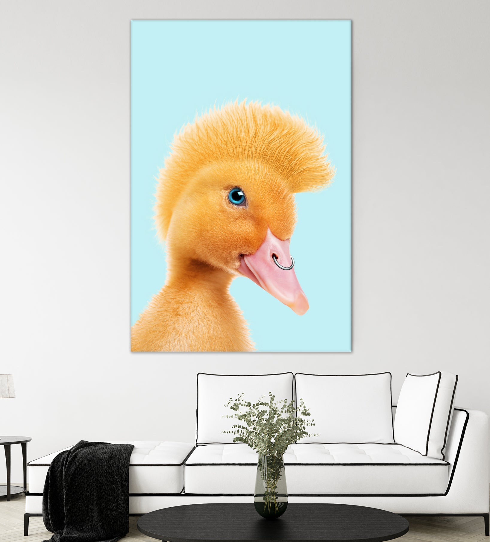 REBEL DUCKLING by Jonas Loose on GIANT ART - yellow photo manipulation