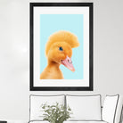 REBEL DUCKLING by Jonas Loose on GIANT ART - yellow photo manipulation