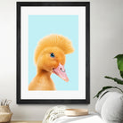 REBEL DUCKLING by Jonas Loose on GIANT ART - yellow photo manipulation