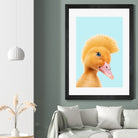 REBEL DUCKLING by Jonas Loose on GIANT ART - yellow photo manipulation