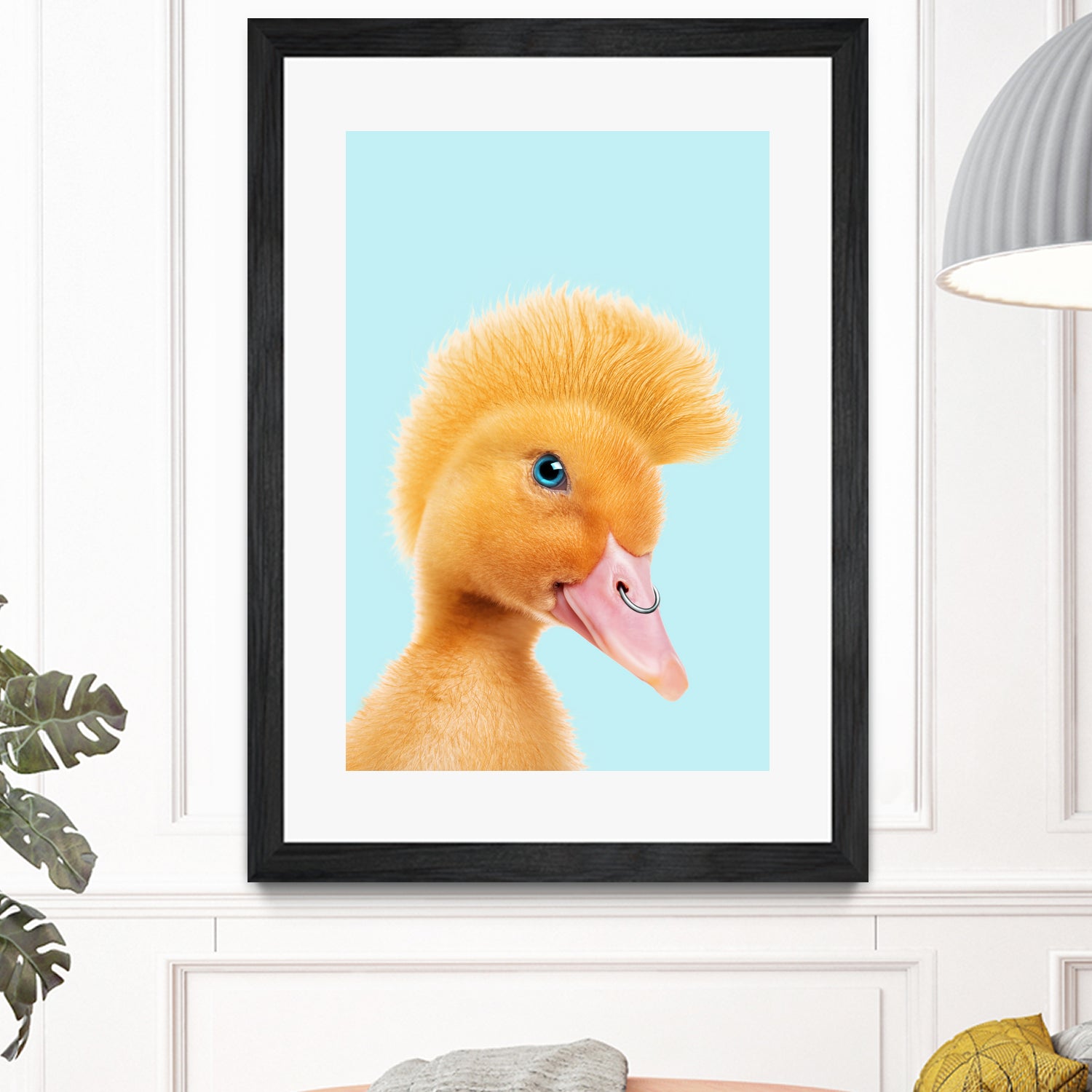 REBEL DUCKLING by Jonas Loose on GIANT ART - yellow photo manipulation