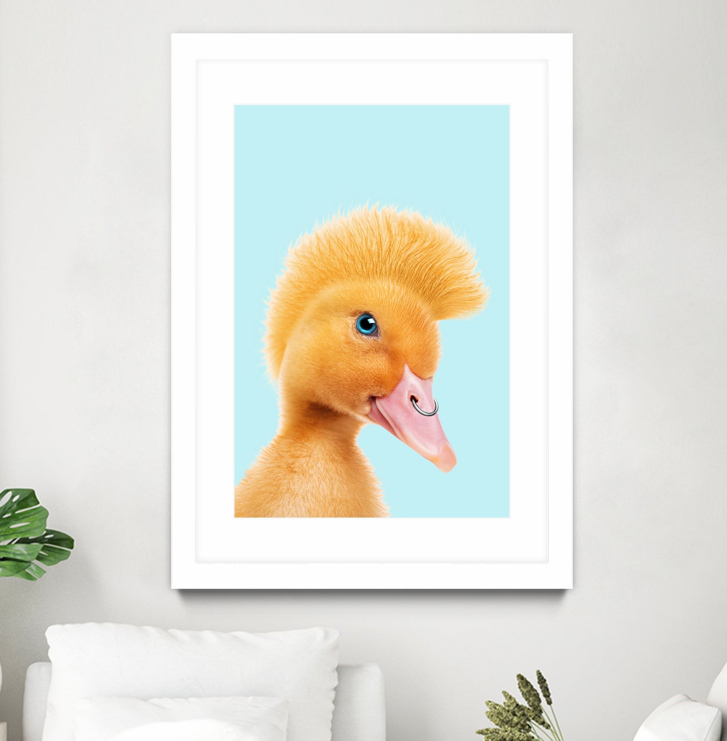 REBEL DUCKLING by Jonas Loose on GIANT ART - yellow photo manipulation