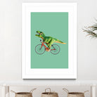 T-REX BIKE by Jonas Loose on GIANT ART - green photo manipulation