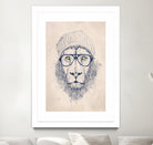 Cool lion by Solti Balázs on GIANT ART - brown digital painting