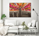 Blooming NY by Bianca Green on GIANT ART - red photo illustration