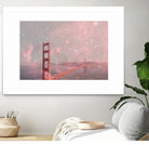 Stardust Covering San Francisco by Bianca Green on GIANT ART - pink photo illustration