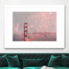 Stardust Covering San Francisco by Bianca Green on GIANT ART - pink photo illustration