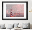 Stardust Covering San Francisco by Bianca Green on GIANT ART - pink photo illustration