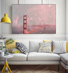 Stardust Covering San Francisco by Bianca Green on GIANT ART - pink photo illustration