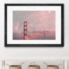 Stardust Covering San Francisco by Bianca Green on GIANT ART - pink photo illustration