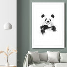 Funny panda by Solti Balázs on GIANT ART - white digital drawing