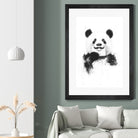 Funny panda by Solti Balázs on GIANT ART - white digital drawing