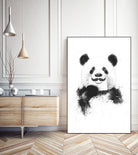 Funny panda by Solti Balázs on GIANT ART - white digital drawing