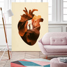 Heart Explorer by Enkel Dika on GIANT ART - orange photo manipulation